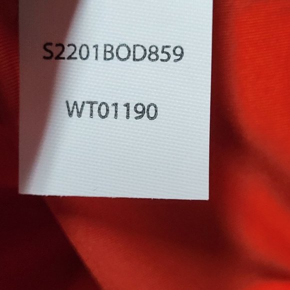 NWT New Balance STAUD Performance CROP‎ TOP Large Red Pink Color Block Fitness - Picture 11 of 15